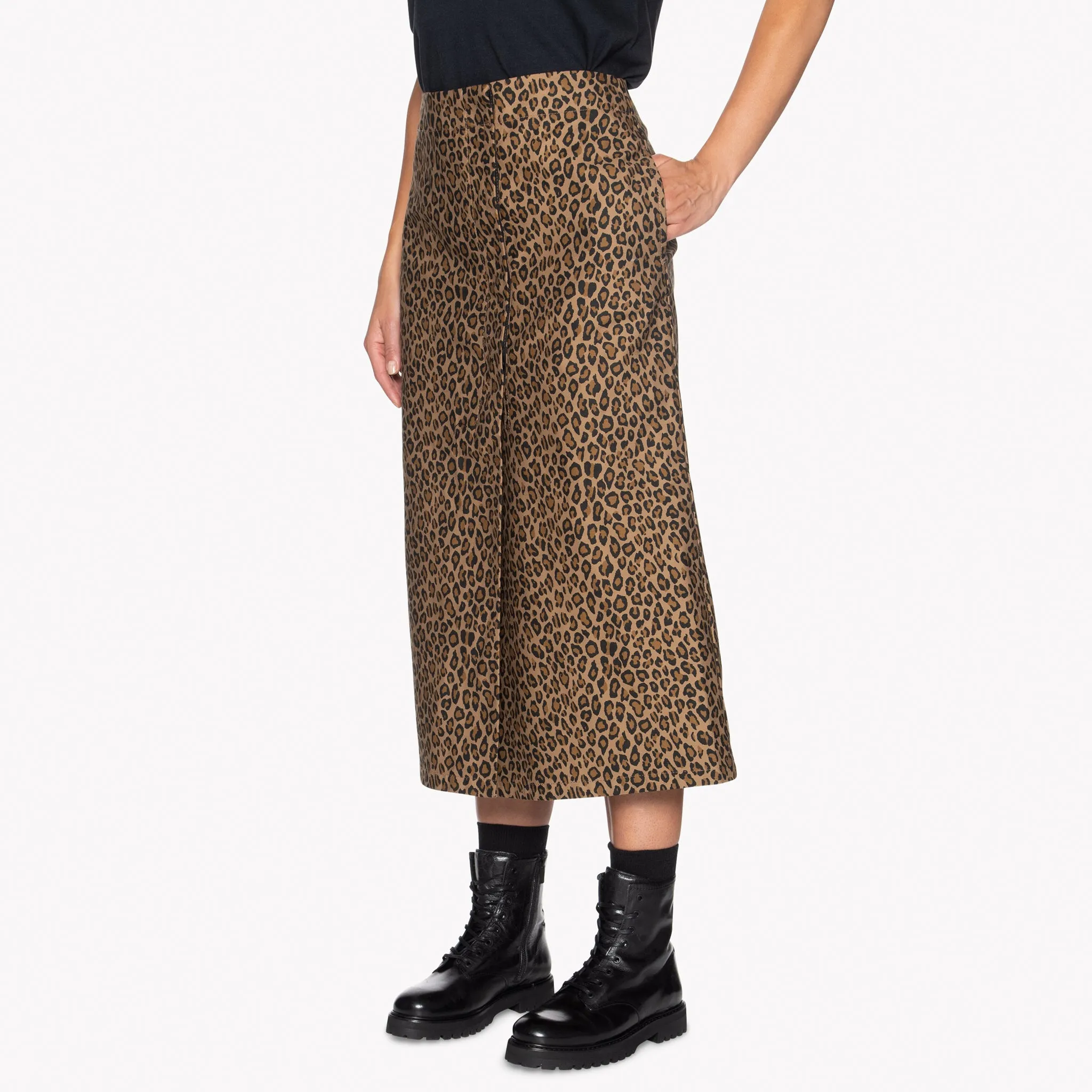 Wrap Skirt - Leopard Print