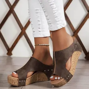 Yanzhenglip 2025 New Platform Sandals with Ankle Strap Open Toe Wedge Sandals for Women Wedge Sandals Platform Wedge Sandal Open Toe Sandals Dressy Summer Shoes