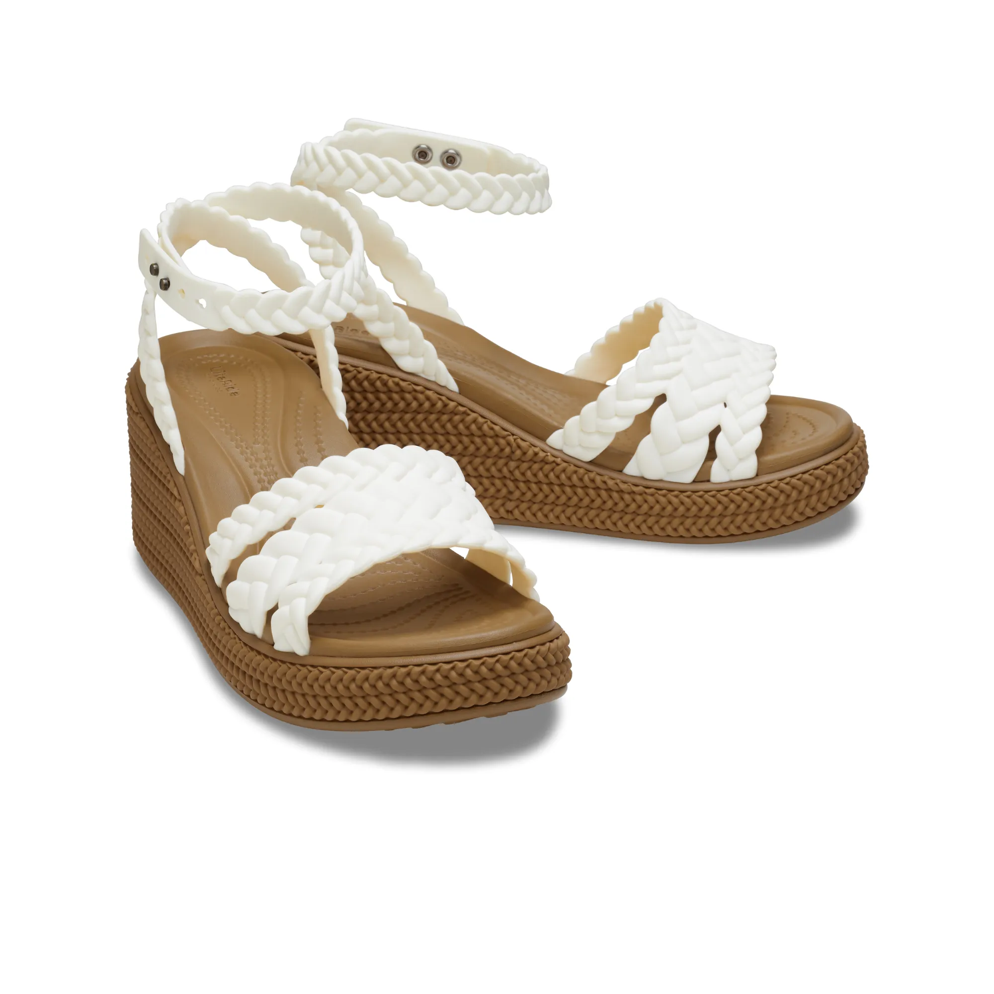 รองเท้าแตะผู้หญิง BROOKLYN WOVEN ANKLE STRAP WEDGE