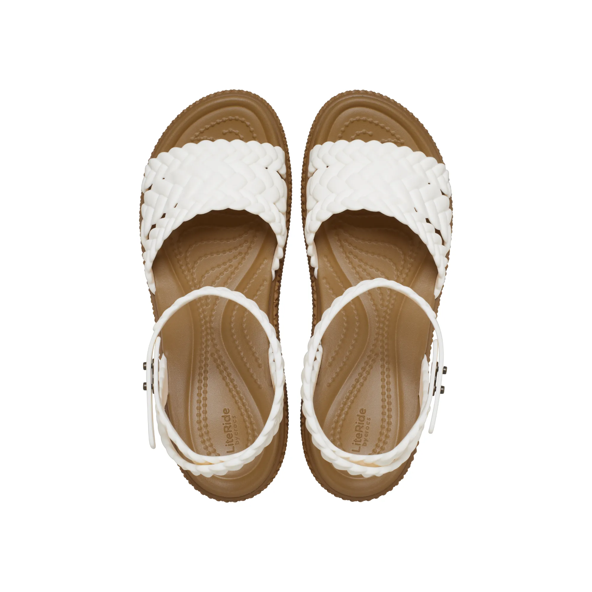 รองเท้าแตะผู้หญิง BROOKLYN WOVEN ANKLE STRAP WEDGE