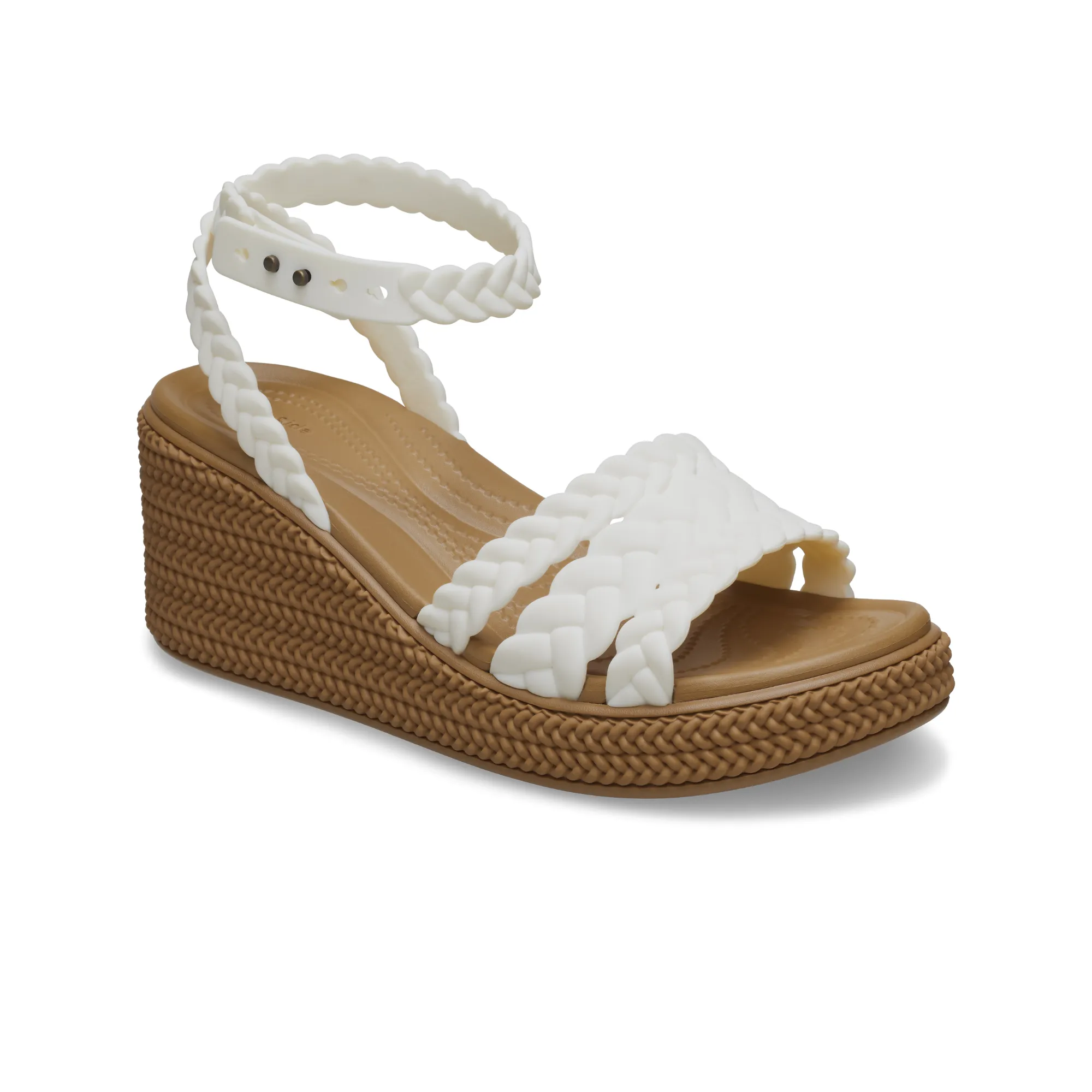 รองเท้าแตะผู้หญิง BROOKLYN WOVEN ANKLE STRAP WEDGE